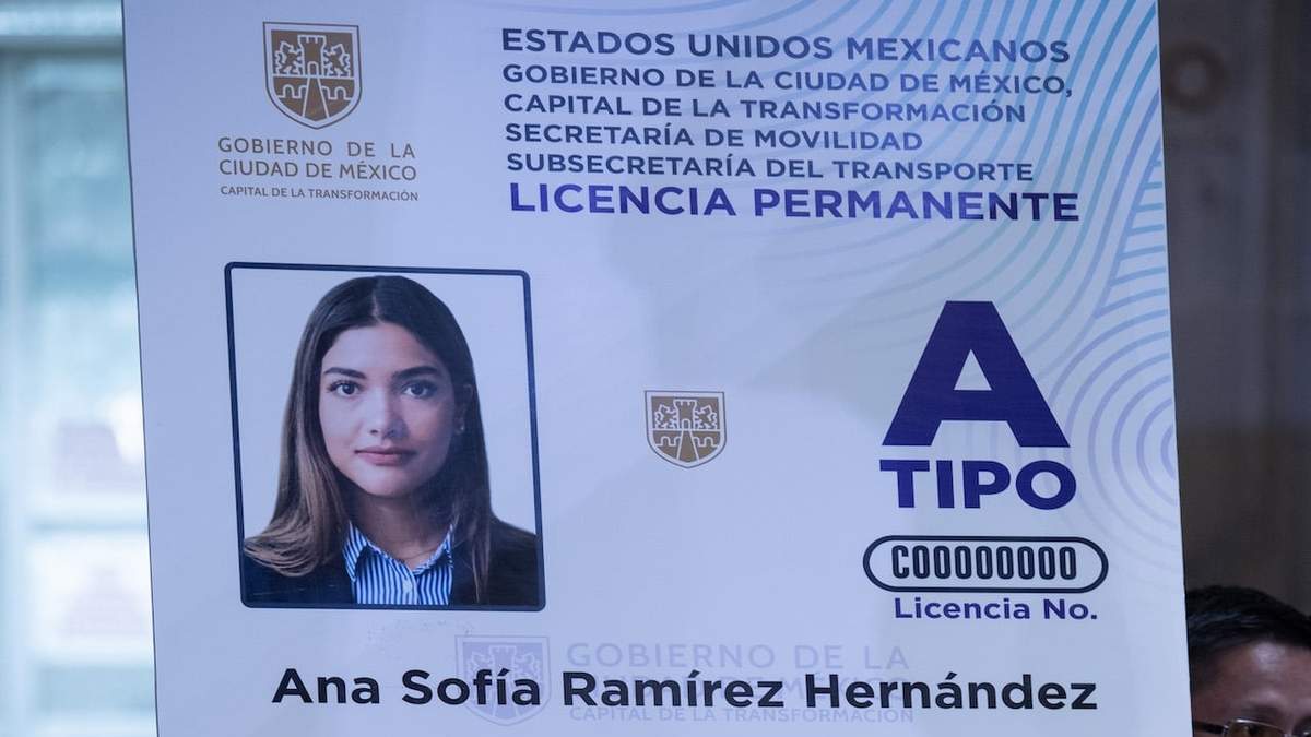 Una licencia permanente de la CDMX