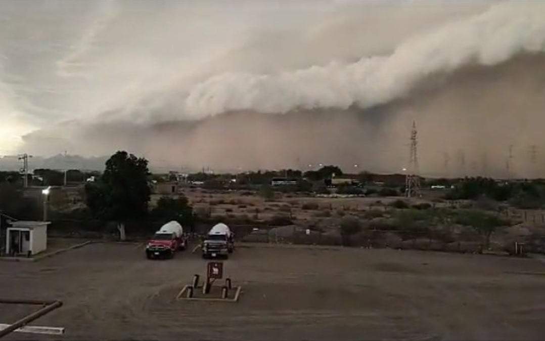Tormenta de arena azota Sonora