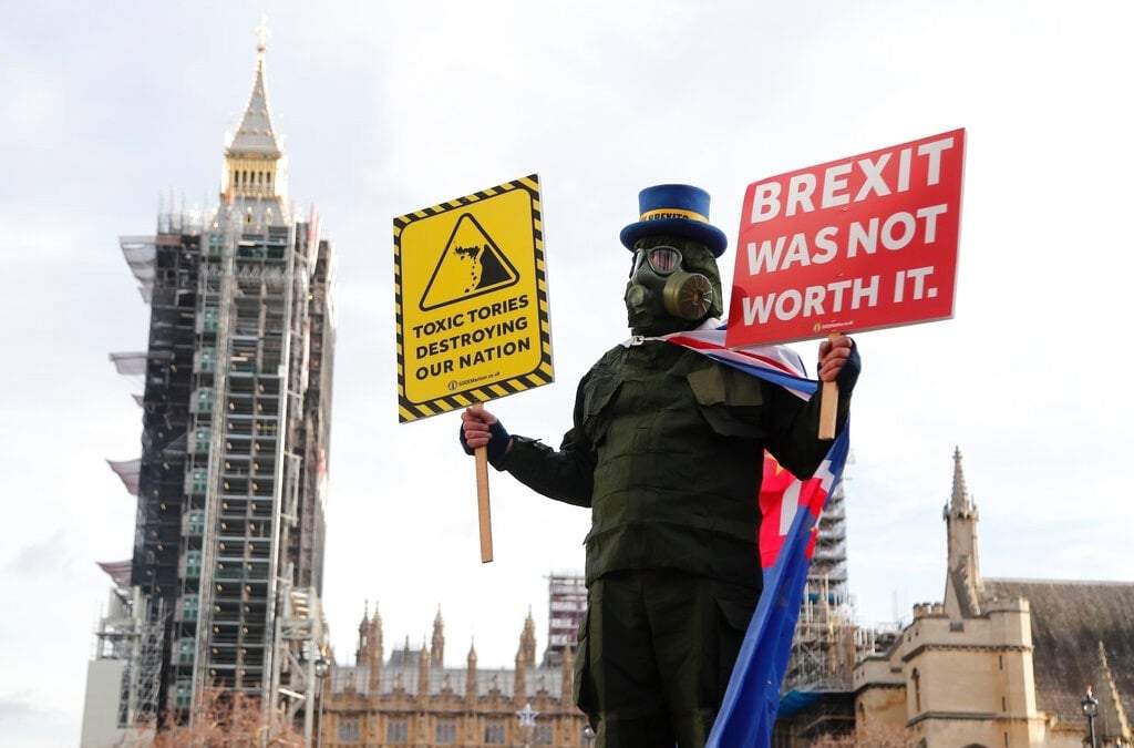 Protesta contra el Brexit en Reino Unido