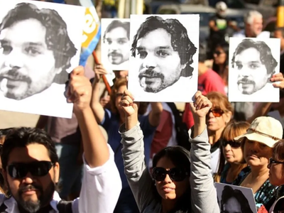 Sindicatos y organizaciones sociales se movilizan en memoria de Carlos Fuentealba a 18 años de su asesinato