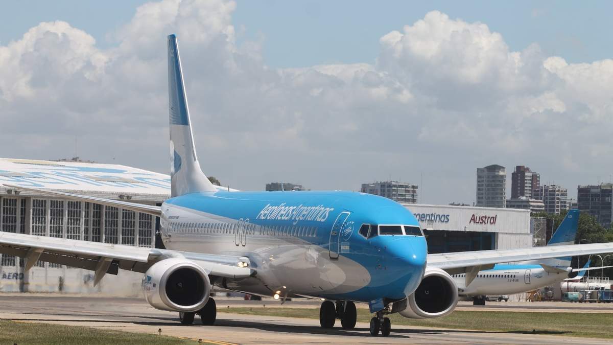 Aerolíneas Argentinas. Fuente: (Twitter)