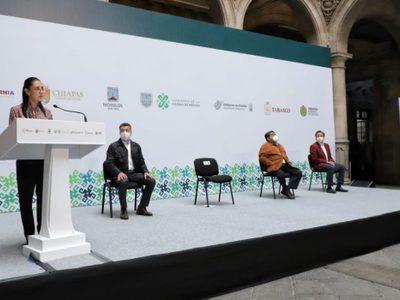 Los gobernadores de Morena se suman a "acuerdo por la democracia" de AMLO