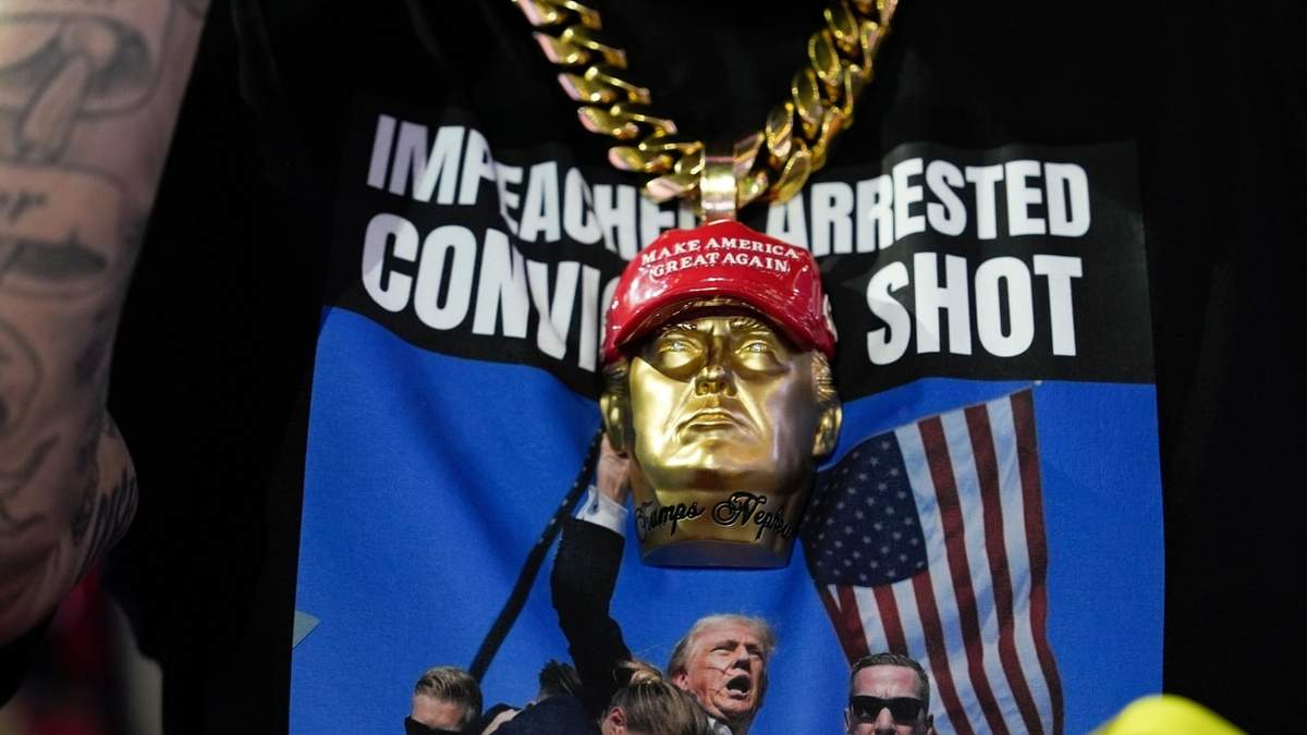 Apoyo a Trump en la Convención Republicana en Wisconsin