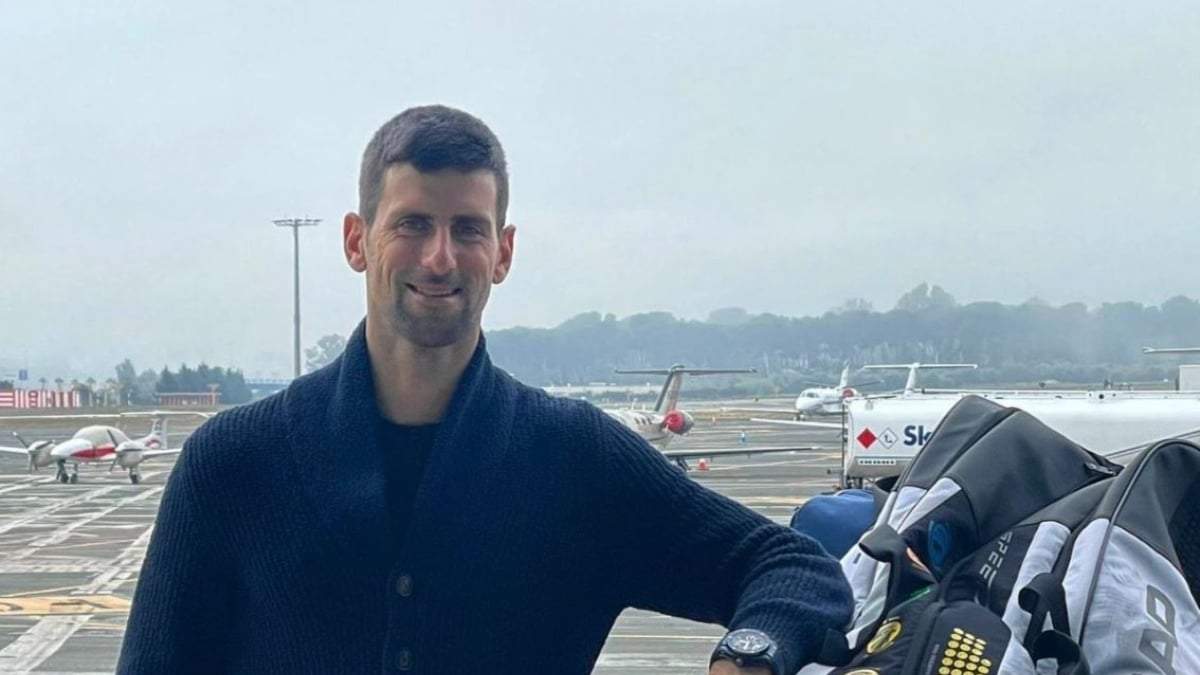 El tenista número 1 del mundo Novak Djokovic