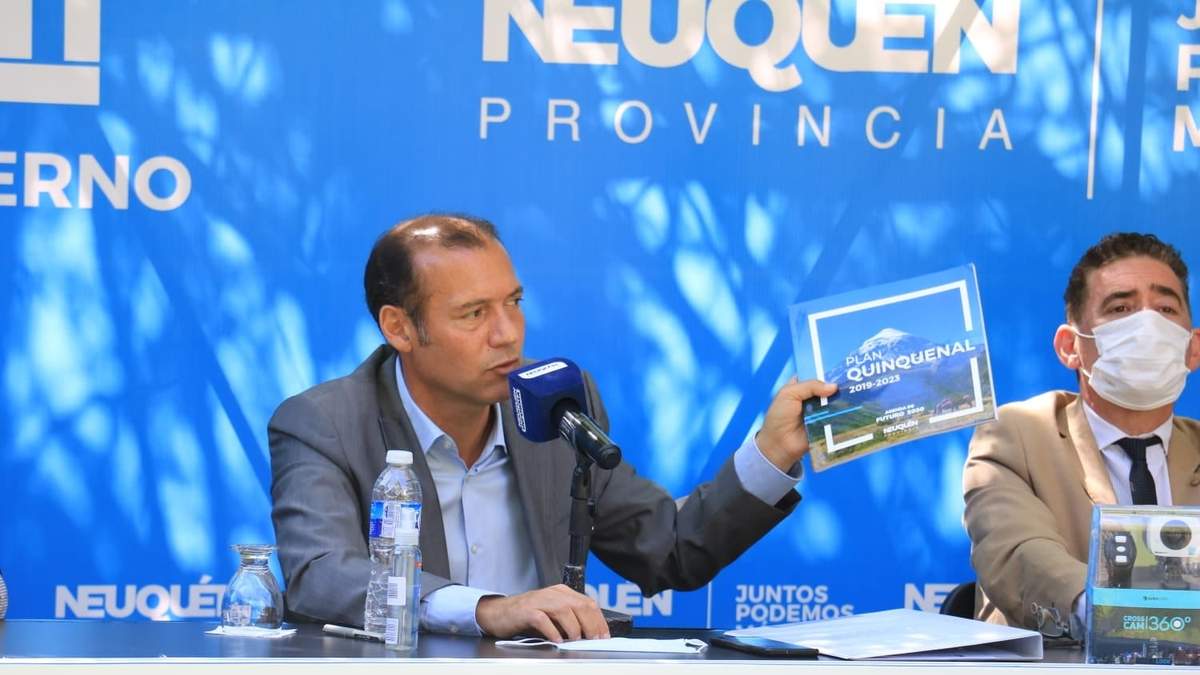 Omar Gutiérrez, gobernador de Neuquén. Fuente: (Twitter)
