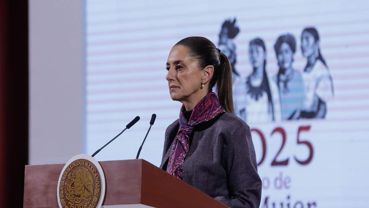 La presidenta en Palacio Nacional