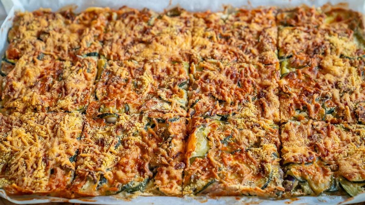 Crocante de zucchini y cebolla. Fuente: (Instagram).