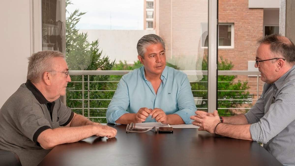 Daniel Baum, Rolando Figueroa y Carlos Coggiola. Fuente: (Twitter)