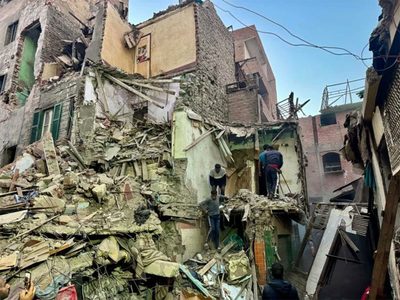 Tragedia en Egipto: se derrumbó un edificio en Guiza