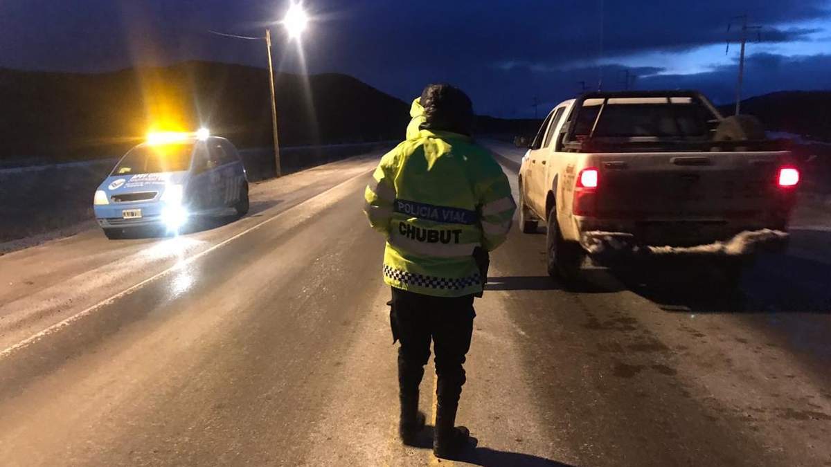 Accidente sobre ruta 3 en Chubut. Fuente: (Twitter)