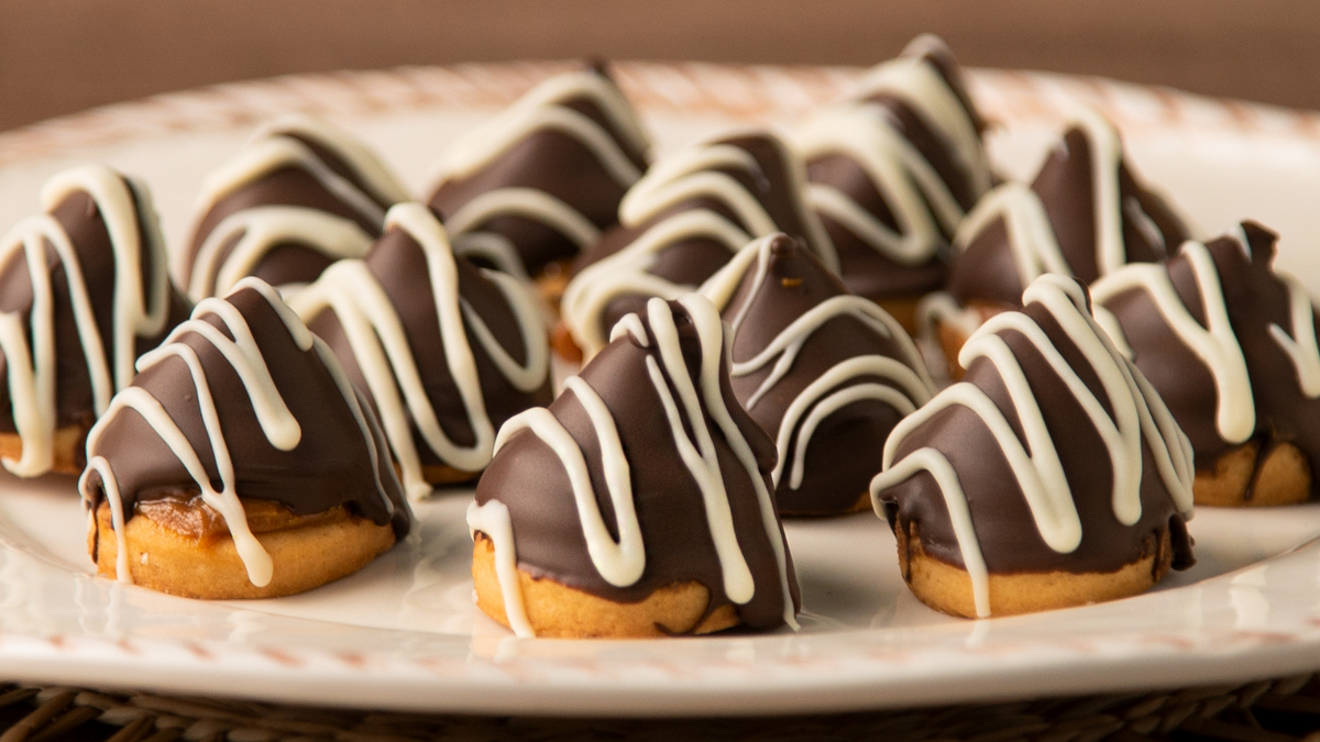 Conitos de dulce de leche. Fuente: (Instagram)