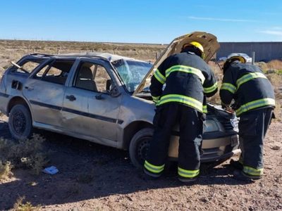 Volcó en la Meseta y se negó al test de alcoholemia