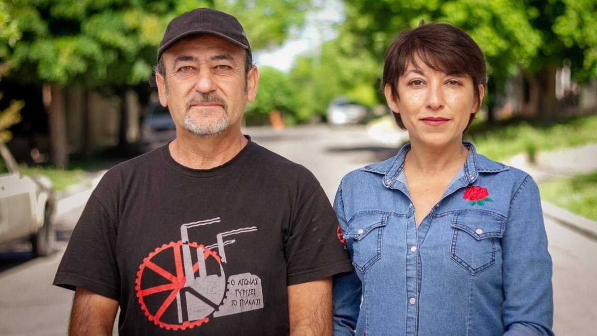 Patricia Jure del PO y Raúl Godoy del PTS, la fórmula para gobernadora y vice del Frente de Izquierda. Fuente: (Izquierda Diario)