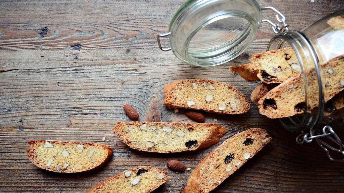 Biscotti de almendras y chocolate. Fuente: (Splenda)