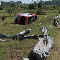 Choferes culpan a la empresa por el accidente en la Ruta 2