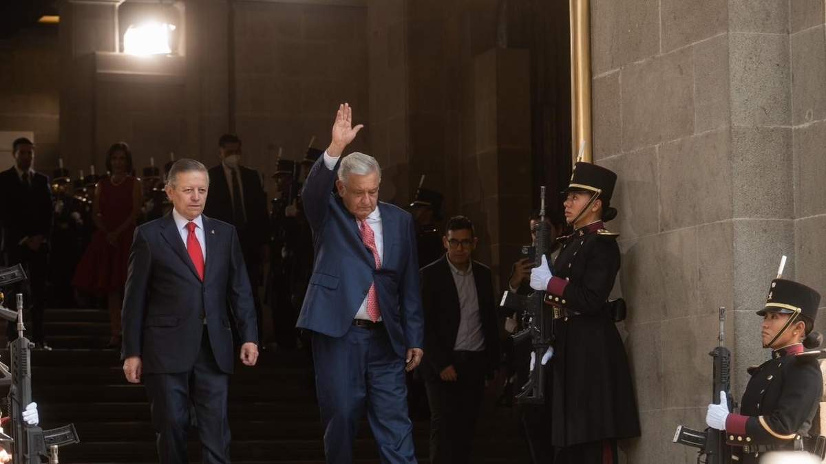 El ministro Arturo Zaldívar y el presidente Andrés Manuel López Obrador