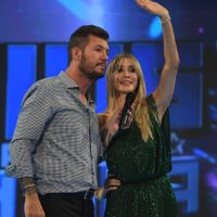 Mucha conexión: Guillermina Valdés y Marcelo Tinelli inauguraron el ritmo de cumbia y brillaron