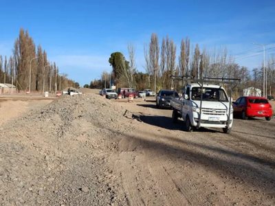 Por obras en la Ruta 7, sigue el corte total entre Centenario y Vista Alegre con desvíos obligatorios