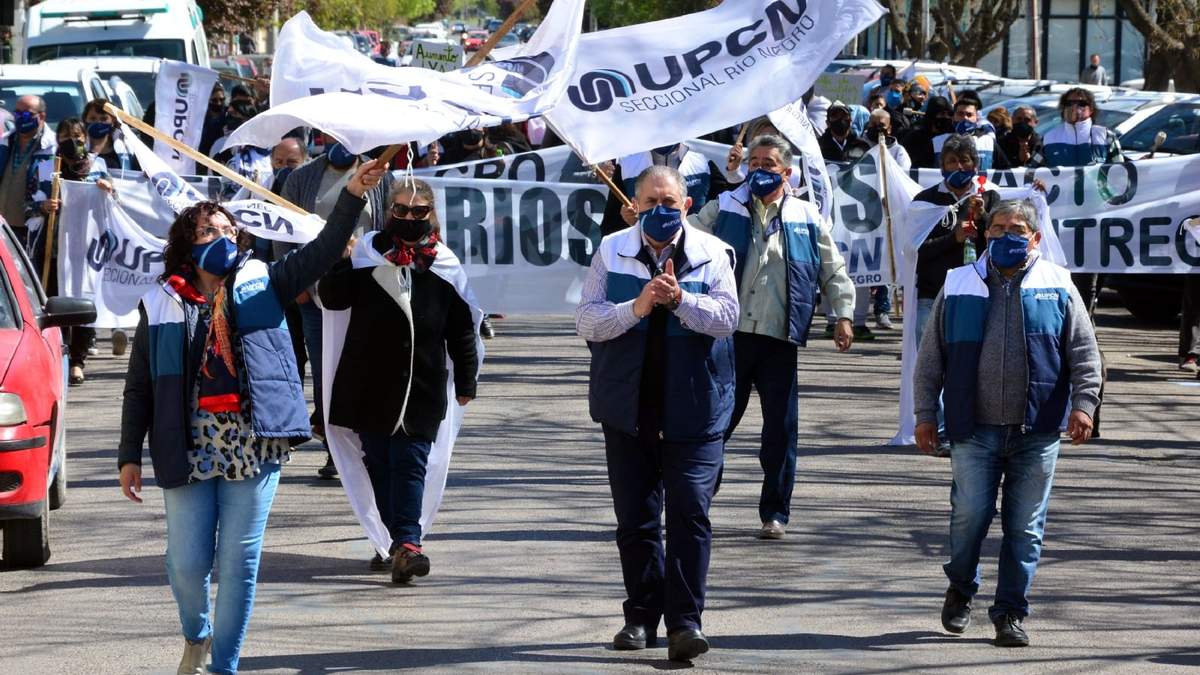 Manifestación de UPCN. Fuente: (Twitter)