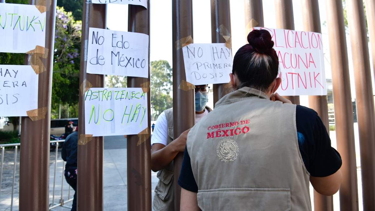 Aplicación de la vacuna en la Ciudad de México