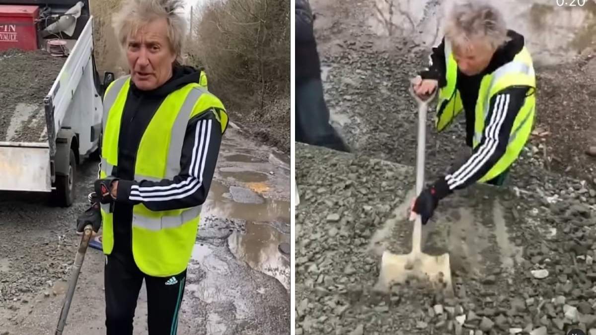 El rockero Rod Stewart