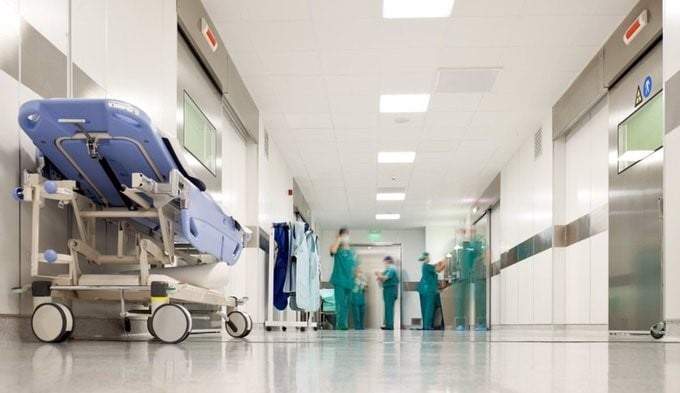 Pasillo de un hospital