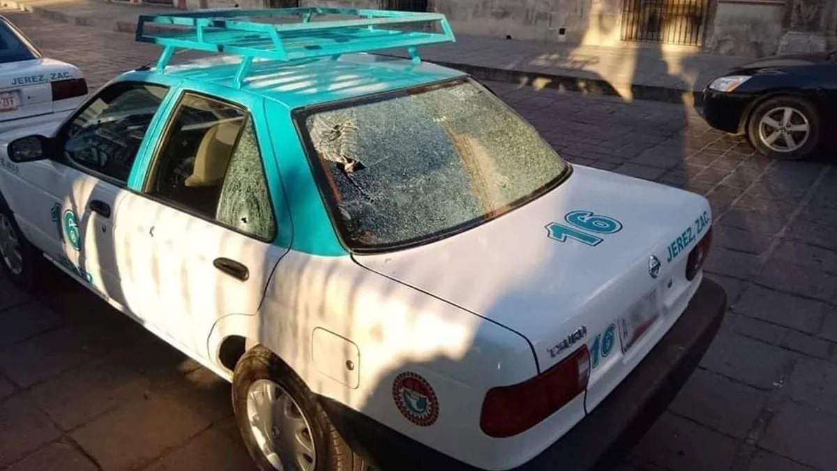 Cártel Jalisco Nueva Generación balea y lanza granada contra taxistas en Zacatecas