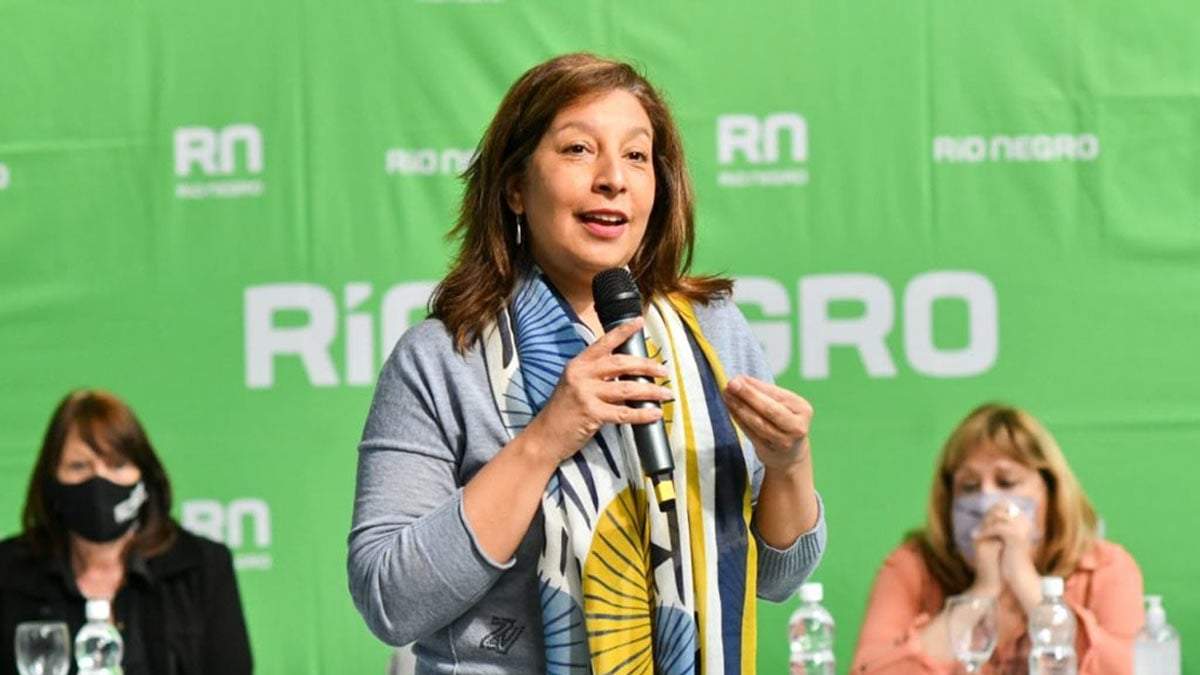 Arabela Carreras, gobernadora de Río Negro. Fuente: (Twitter)