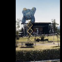 Este es el momento exacto en que se desploma la grúa en el AXE Ceremonia (Video)
