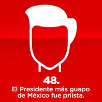 El PRI presume haber tenido el “presidente más guapo de México”