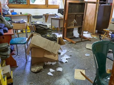 Retienen el transporte que trasladó a un sector de ATE a San Martín de los Andes
