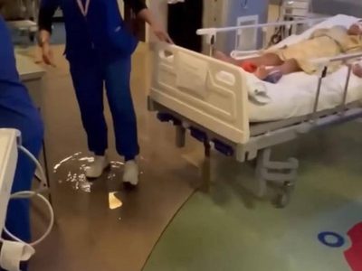 Escurren aguas negras del techo del Hospital Civil de Oaxaca (Video)