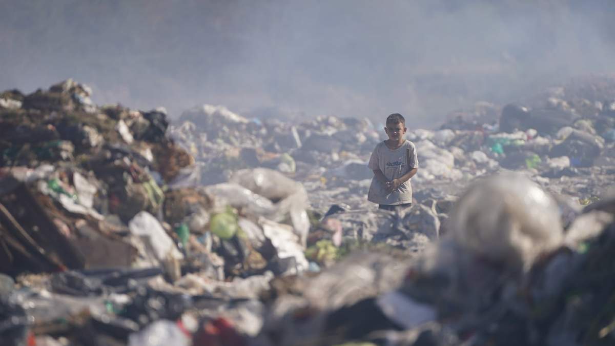 Basural a cielo abierto de Luján. Fuente: (Twitter)