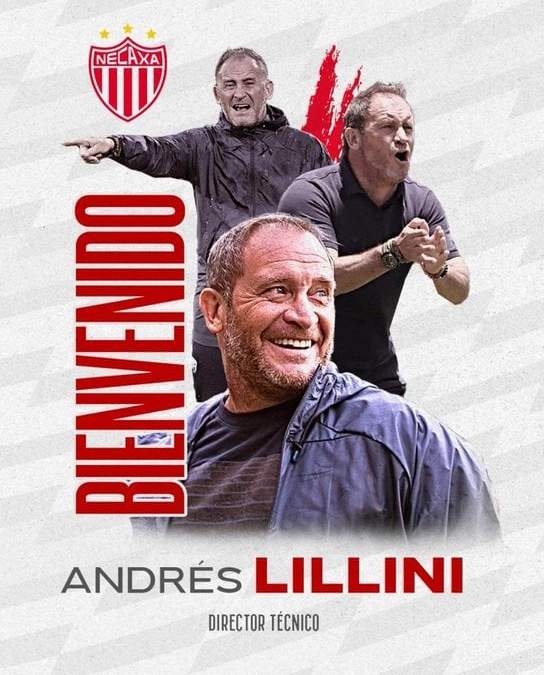 Andrés Lillini, director técnico del necaxa