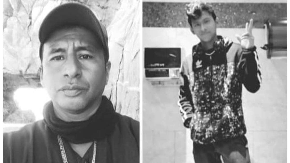 Los policías fallecidos, Honorio Silva Guzmán y su hijo David Silva