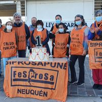 SIPROSAPUNE conmemoró “un año del fraude”, ante la promesa de la Ley de Carrera Profesional