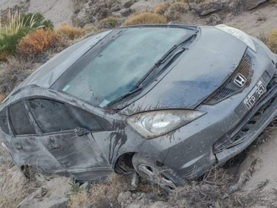 Brutal accidente en la ruta 40: el conductor no estaba en condiciones de manejar