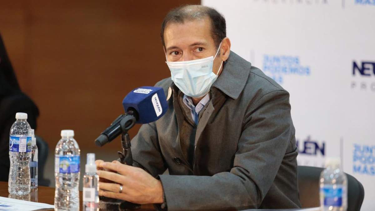 El gobernador de Neuquén, Omar Gutiérrez. Fuente: (Twitter)