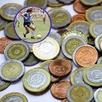 El Banco Central lanzará una moneda para conmemorar el Mundial 2026 y homenajear a Diego Maradona