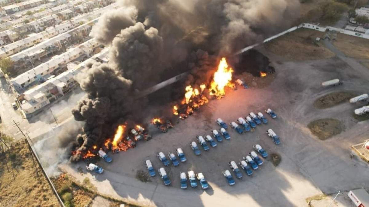 El incendio en la gasera