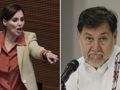 Noroña es un “desviado” por tener fotos mías en su celular: Lilly Téllez