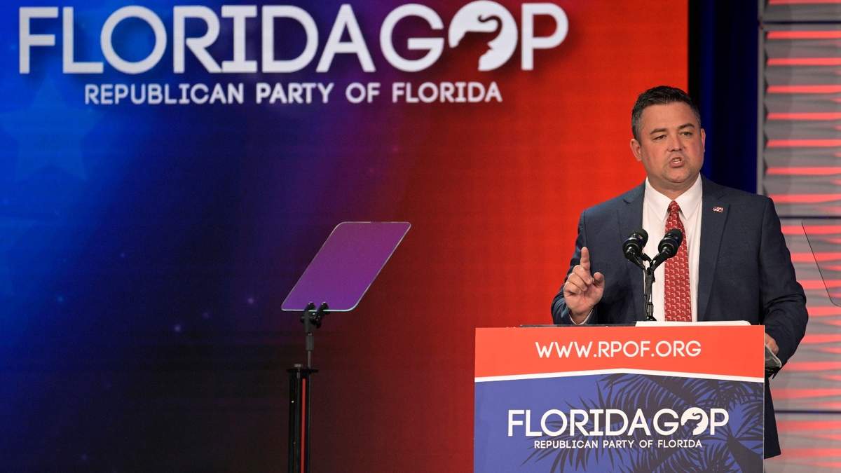 El presidente del Partido Republicano en Florida, Christian Ziegler