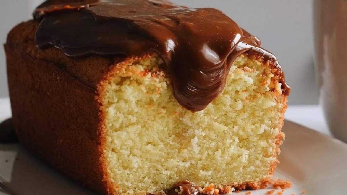 Budín de coco. Fuente: (X)