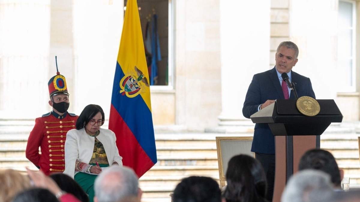 El presidente de Colombia