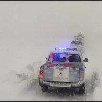 La ruta provincial 13 a Villa Pehuenia continuará cerrada al tránsito por la acumulación de nieve