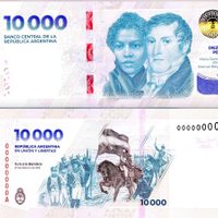 El Banco Central confirmó que desde hoy comienza a circular el billete de $10.000