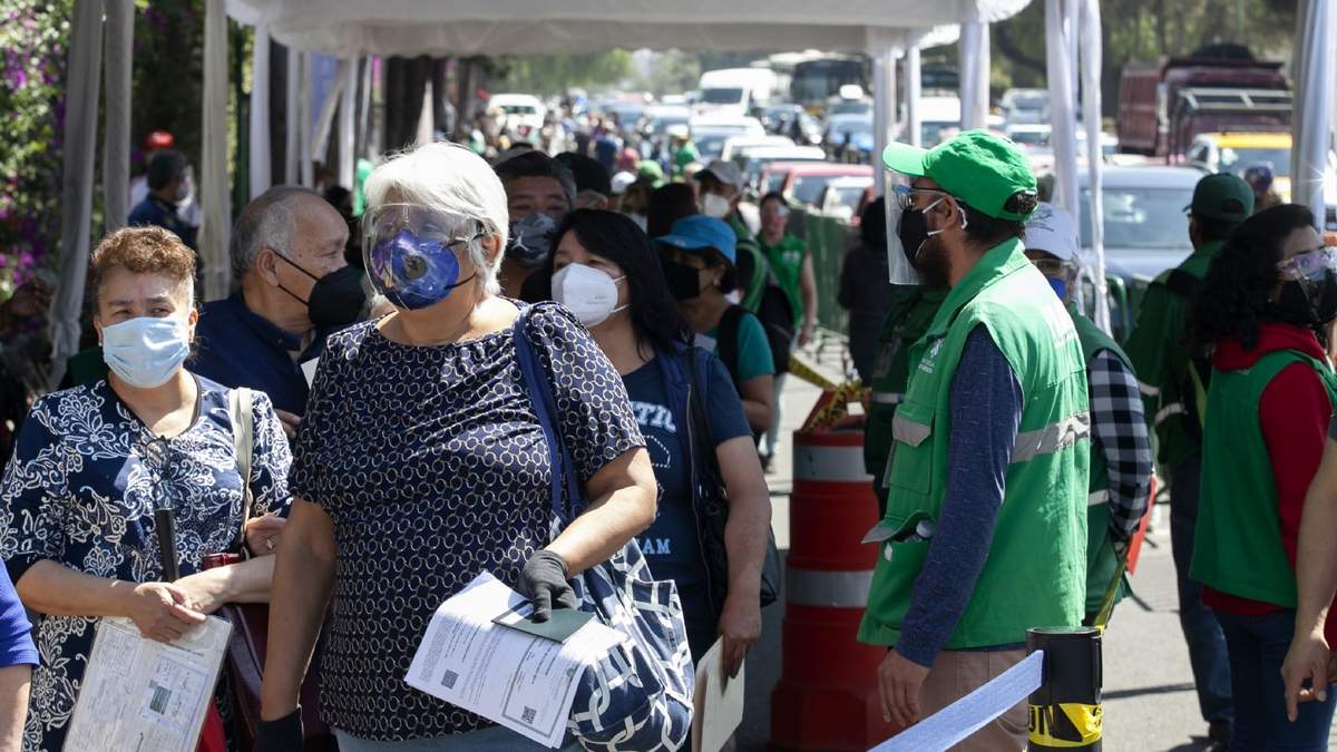 Aplicación de vacunas en la Ciudad de México