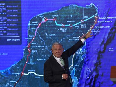 Tren Maya estará listo en su totalidad antes del 15 de septiembre: AMLO