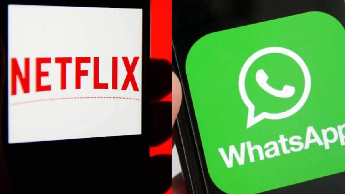 Netflix y WhatsApp. Fuente: (Instagram)