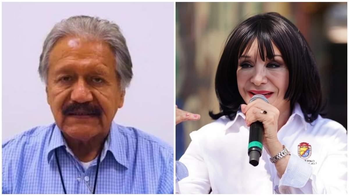 Luis Samuel Guerrero Delgado, titular del Consejo Estatal para la Prevención de Accidentes (Coepra), y la presidenta municipal de Mexicali, Baja California, Norma Bustamante Alicia Bustamante Martínez